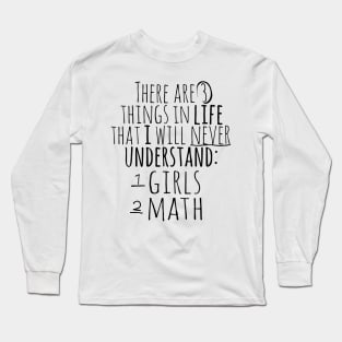 Women and Math Long Sleeve T-Shirt